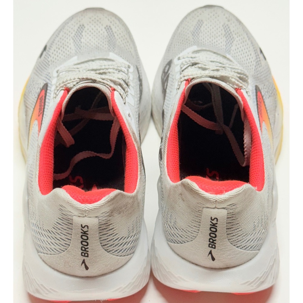 Brooks Hyperion Max 2 Grey Orange Running Shoes Womens 10 1204231B443 Training - Picture 4 of 8
